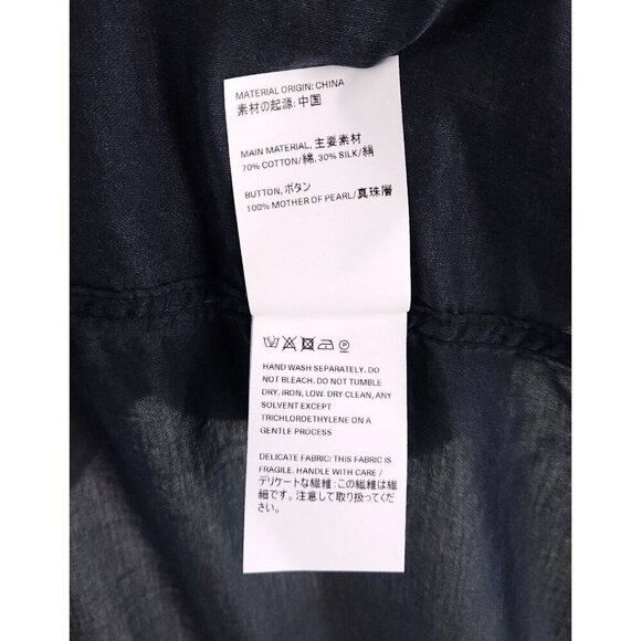 Our Legacy Angel of Wisconsin Above Shirt Size 52, US 42 Large Mens Black NWT - Picture 14 of 16